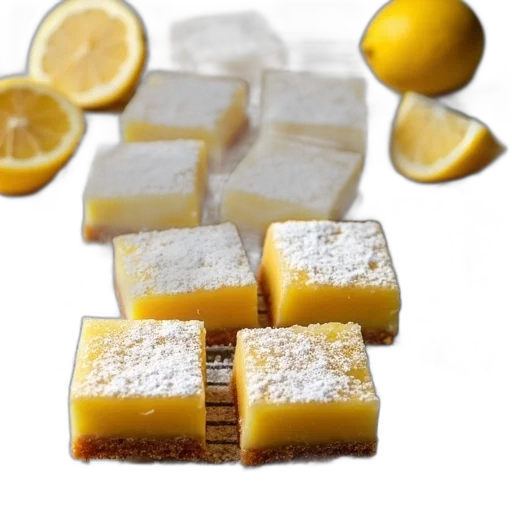 food, collection, lemon, bars transparent PNG cut-out