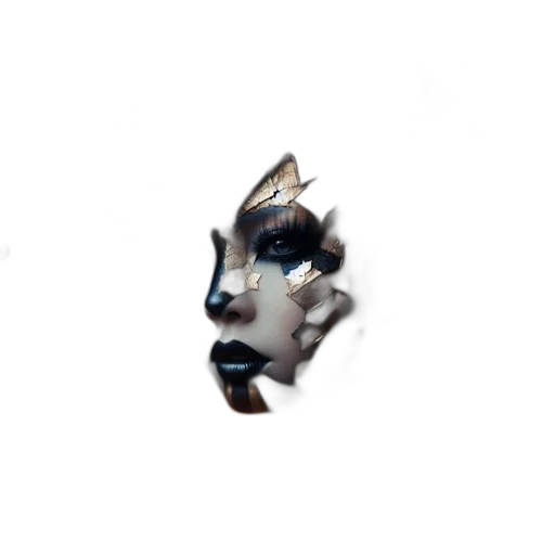 mask, face, creature, dragon transparent PNG cut-out