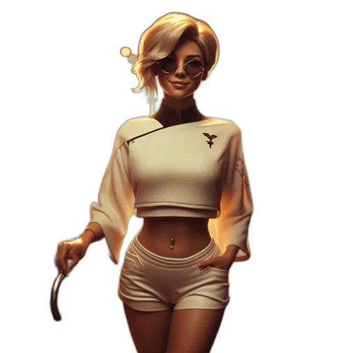 staff, weapon, jacket, concept art transparent PNG cut-out