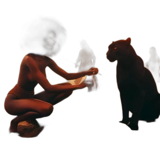 animal, creature, mask, concept art transparent PNG cut-out