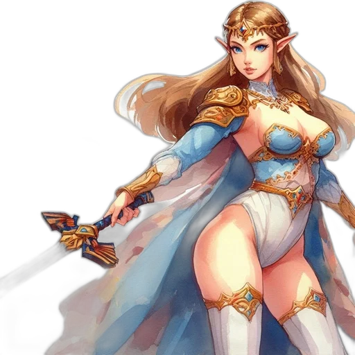 sword, dress, weapon, staff transparent PNG cut-out