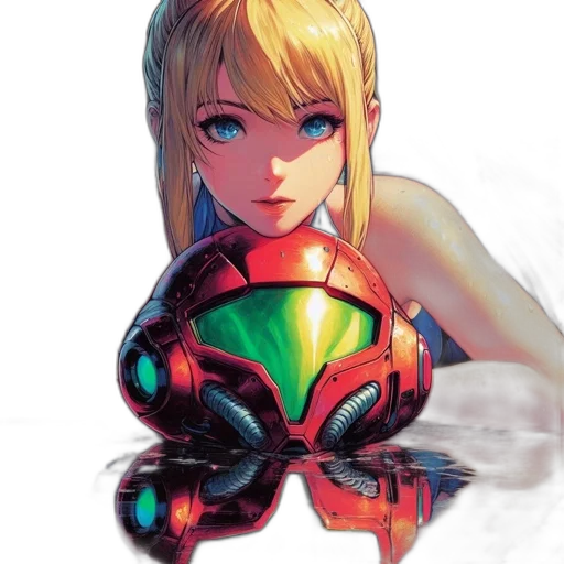 robot, weapon, face, dress transparent PNG cut-out