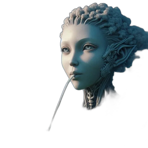 face, robot, mask, staff transparent PNG cut-out