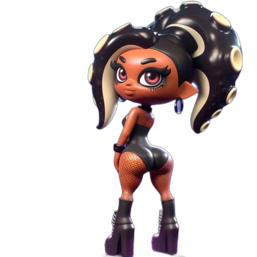 weapon, dress, hair, staff transparent PNG cut-out