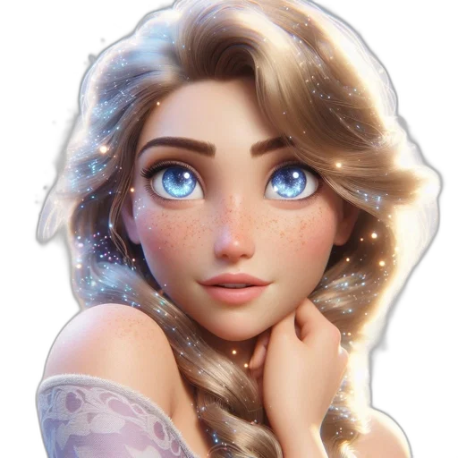 face, dress, crown, jewelry transparent PNG cut-out