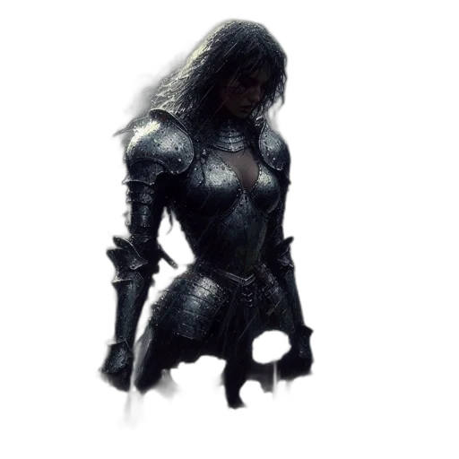 sword, weapon, creature, robot transparent PNG cut-out