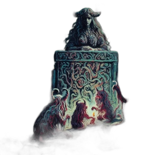 crown, dragon, staff, creature transparent PNG cut-out