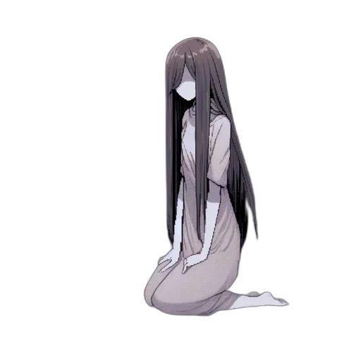 creature, hair, dress, mask transparent PNG cut-out