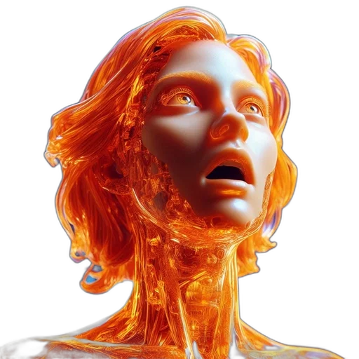 face, mask, robot, creature transparent PNG cut-out