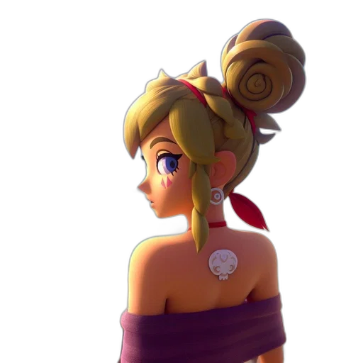 dress, crown, staff, mask transparent PNG cut-out