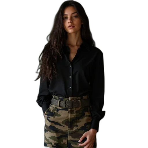 jacket, dress, staff, dark transparent PNG cut-out
