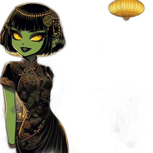 dress, mask, jewelry, concept art transparent PNG cut-out