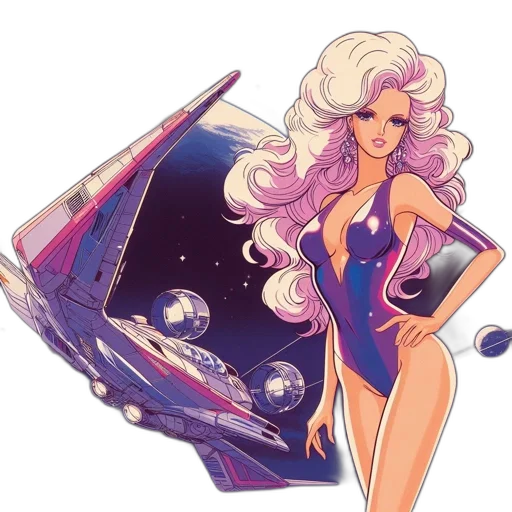 dress, comic book art, concept art, fantasy art transparent PNG cut-out