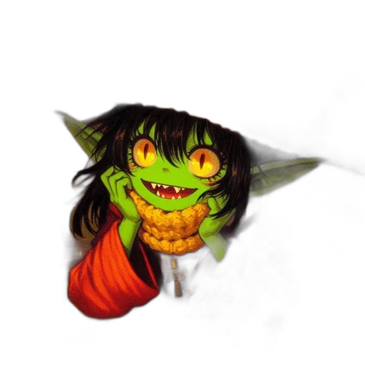 dragon, creature, staff, mask transparent PNG cut-out