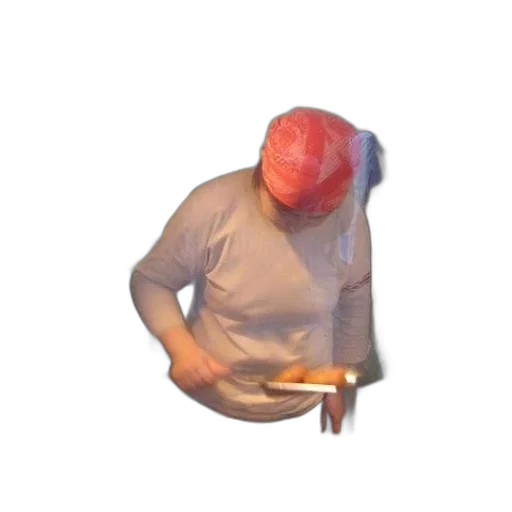 hat, staff, jacket, food transparent PNG cut-out