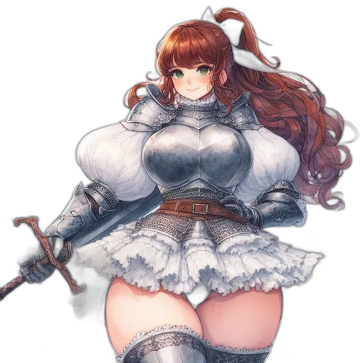 weapon, sword, dress, staff transparent PNG cut-out