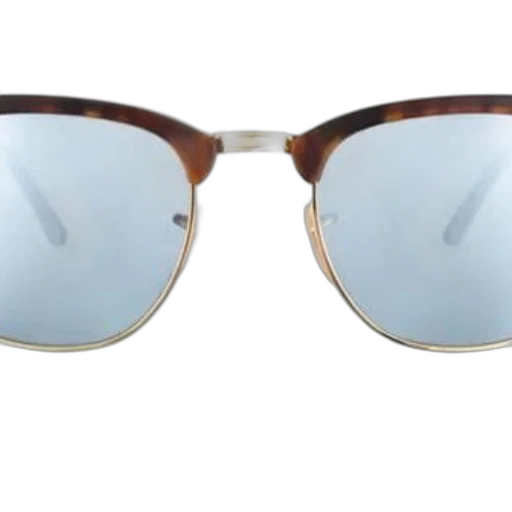 3d render, tortoiseshell, gold, sunglasses transparent PNG cut-out