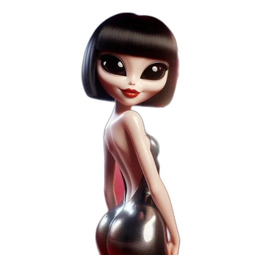 dress, cartoon, concept art, comic book art transparent PNG cut-out