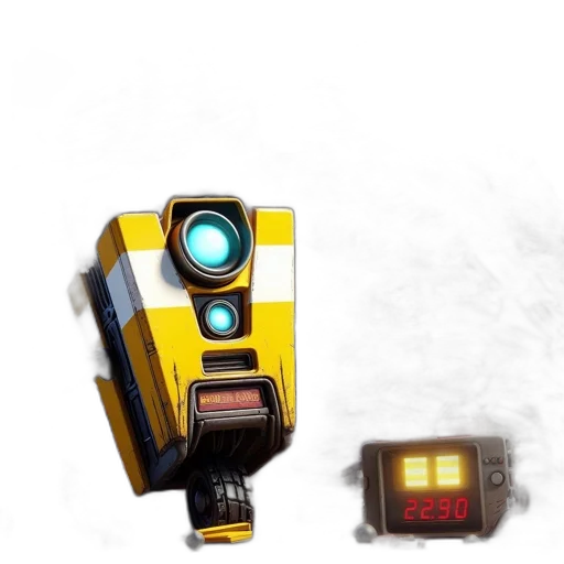 robot, weapon, concept art, 3d render transparent PNG cut-out