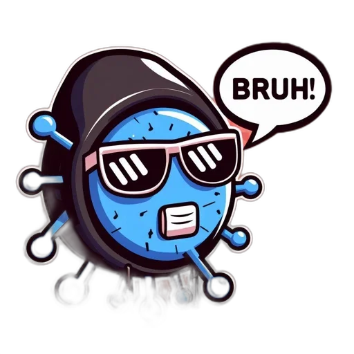concept art, pixel art, comic book art, blue transparent PNG cut-out