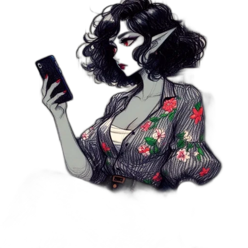 dress, jacket, jewelry, creature transparent PNG cut-out