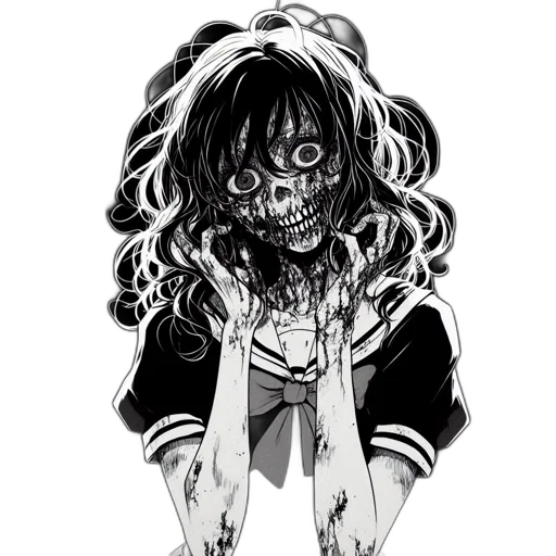 mask, face, creature, jacket transparent PNG cut-out