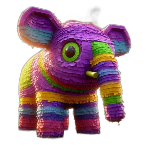 animal, creature, mask, 3d render transparent PNG cut-out