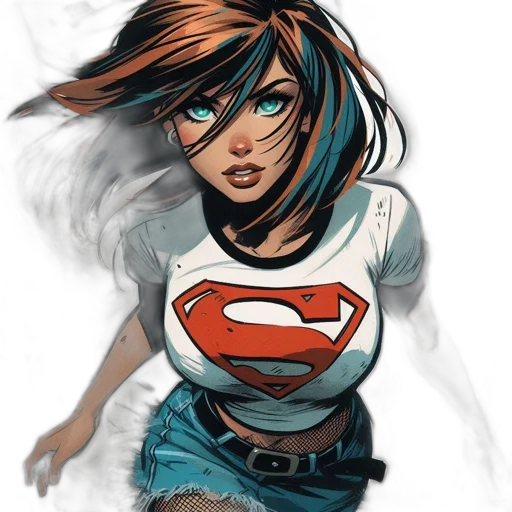comic book art, concept art, cartoon, fantasy art transparent PNG cut-out