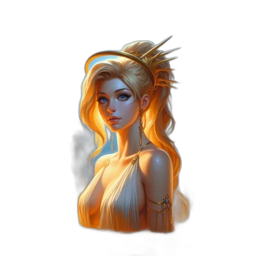 crown, staff, dress, jewelry transparent PNG cut-out