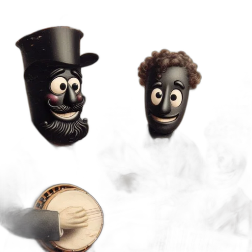 mask, face, concept art, 3d render transparent PNG cut-out