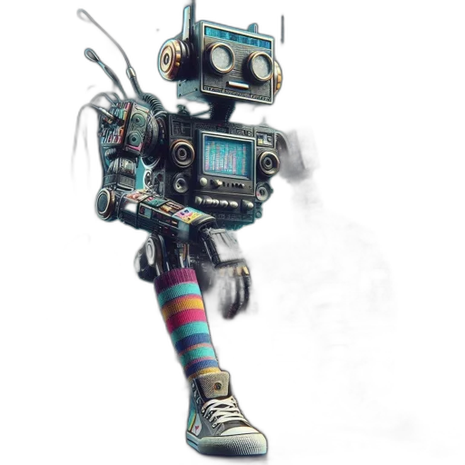 robot, weapon, staff, animal transparent PNG cut-out