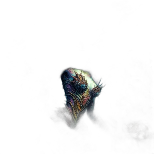 creature, mask, hair, dragon transparent PNG cut-out