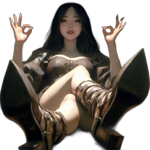 creature, mask, jewelry, fantasy art transparent PNG cut-out