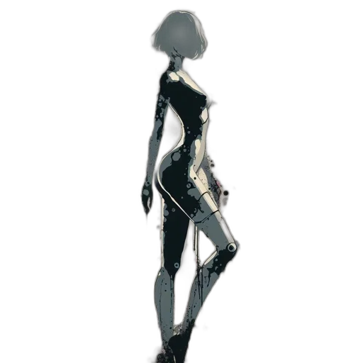 robot, dress, weapon, jacket transparent PNG cut-out