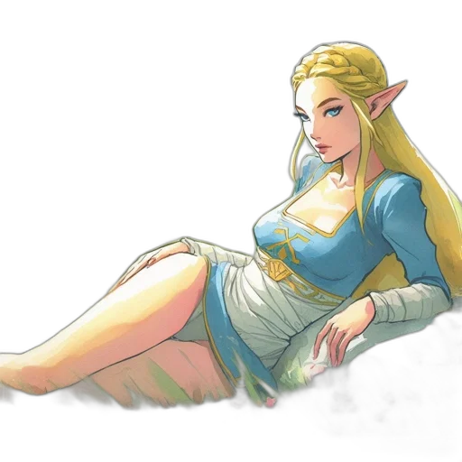 dress, dragon, crown, fantasy art transparent PNG cut-out