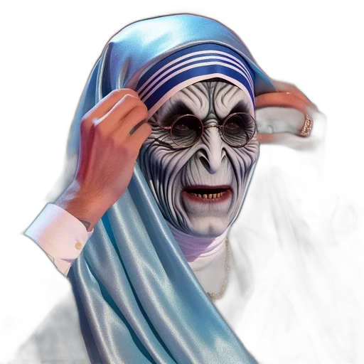 mask, face, creature, concept art transparent PNG cut-out