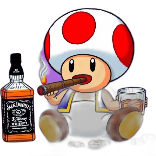 bottle, hat, food, pixel art transparent PNG cut-out