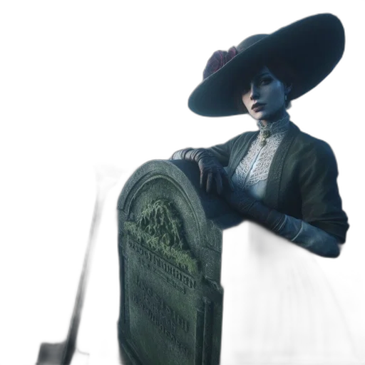 hat, dress, staff, umbrella transparent PNG cut-out