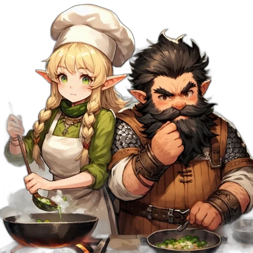 food, staff, dragon, pixel art transparent PNG cut-out