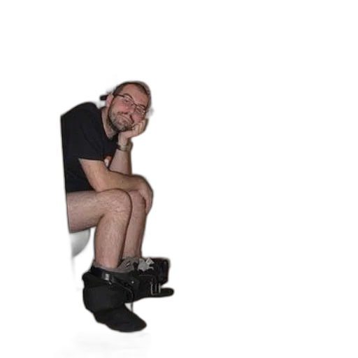 shoes, staff, creature, face transparent PNG cut-out