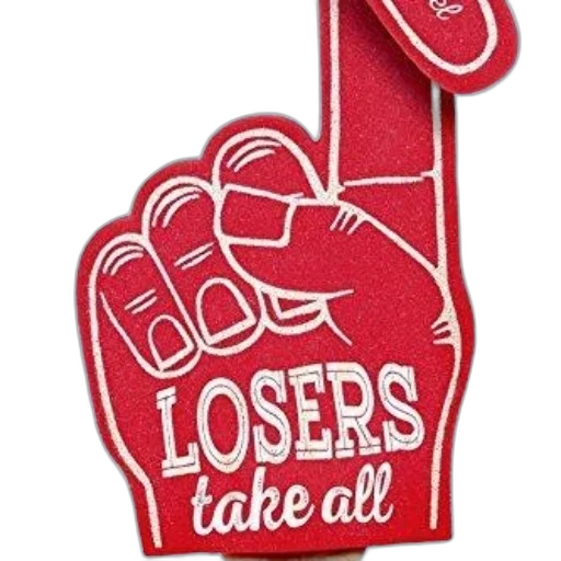 red, foam, finger, phrase transparent PNG cut-out