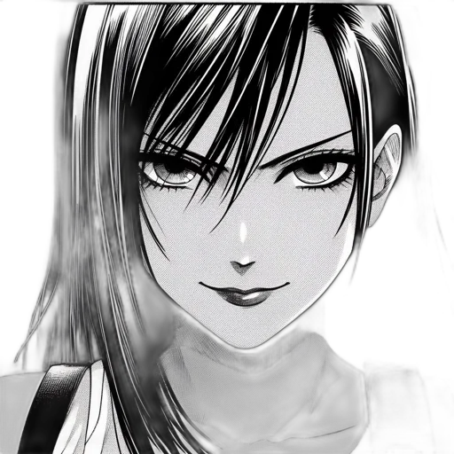 face, comic book art, anime, cartoon transparent PNG cut-out
