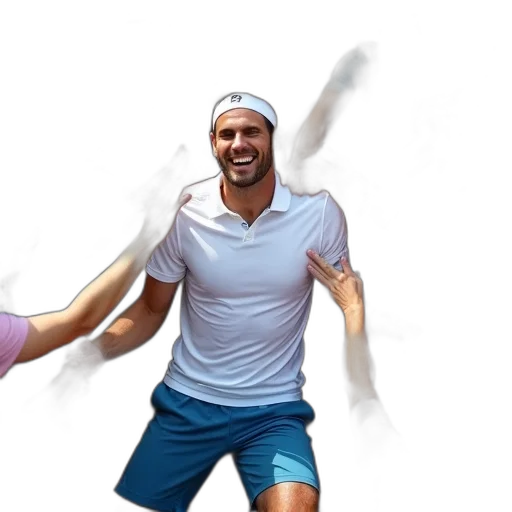 photorealistic, 3d render, concept art, tennis transparent PNG cut-out