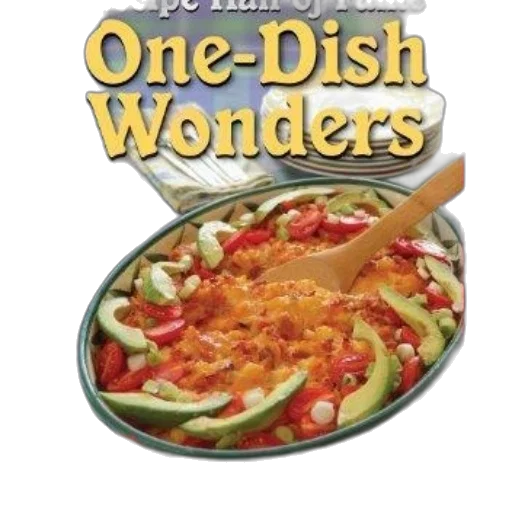 food, cookbook, cover, titled transparent PNG cut-out