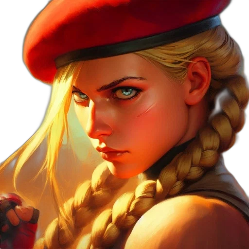 hat, face, weapon, comic book art transparent PNG cut-out