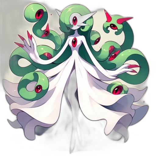 creature, mask, crown, flower transparent PNG cut-out