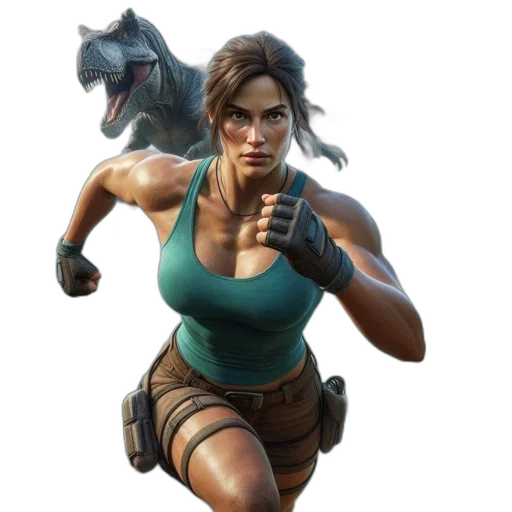 weapon, animal, staff, face transparent PNG cut-out