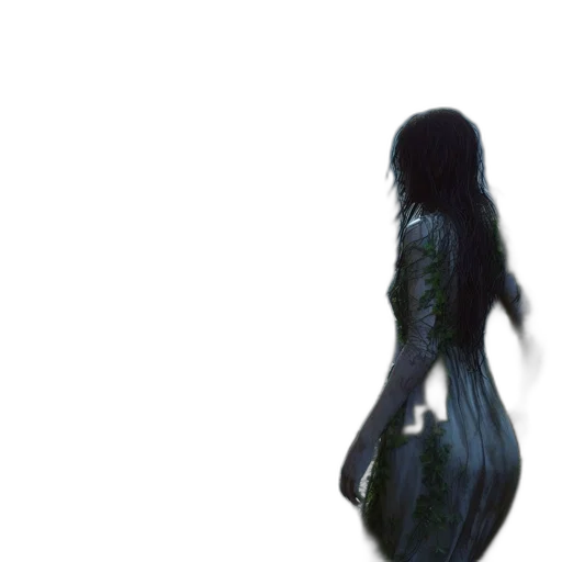 dress, creature, hair, animal transparent PNG cut-out