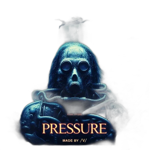 concept art, underwater, poster, pressure transparent PNG cut-out
