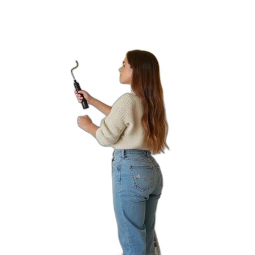staff, weapon, sword, hair transparent PNG cut-out